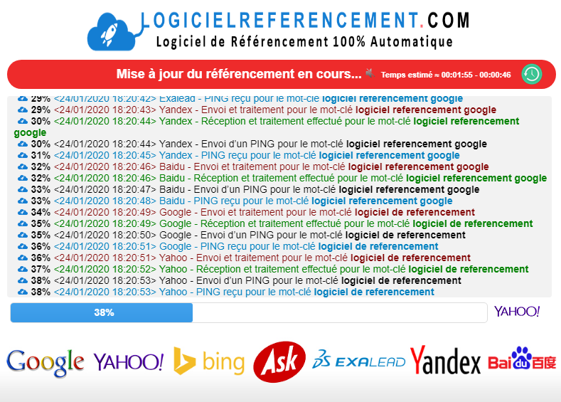 Combien de mots-clés je peux référencer avec le logiciel ?