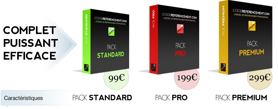 Comparer les 4 PACKS