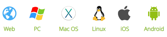 Logiciel 100% compatible avec Windows, MAC OS, Linux, iOS & Android