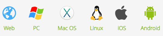 Logiciel 100% compatible avec Windows, MAC OS, Linux, iOS & Android