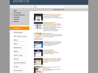 Boutique de produit digitaux 1tpe