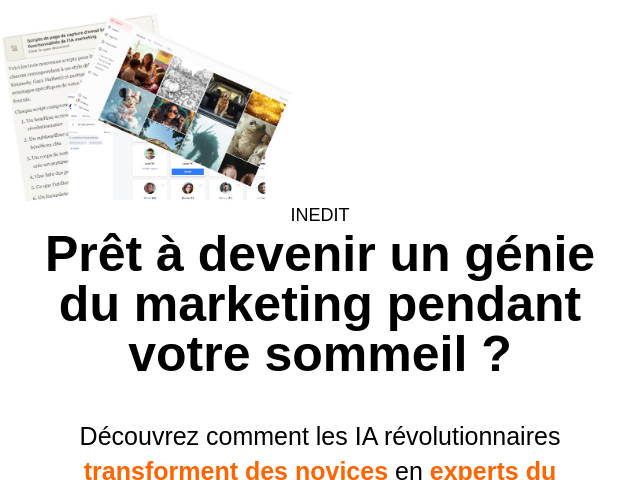 L'Intelligence Artificielle pour votre marketing