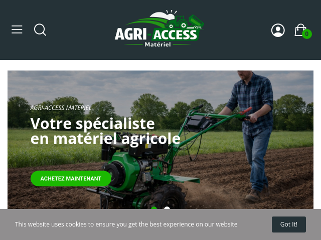 Vente mat&eacute;riel agricole, forestier et espaces verts | France