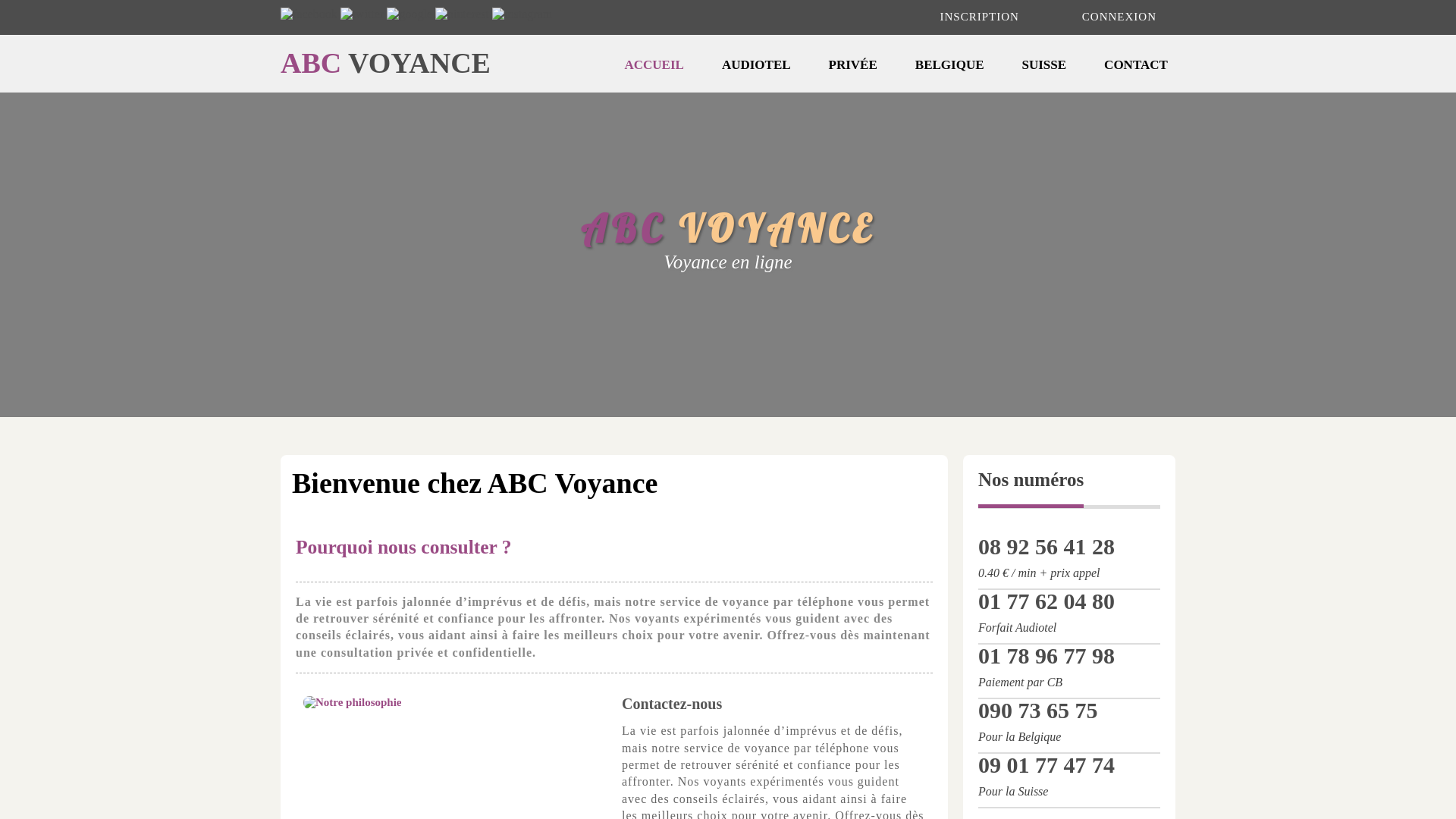 Capture d'écran de ABC VOYANCE