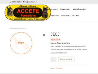 CECC - Coach en éducation et comportement canin