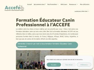 Formation éducateur canin à l’ACCEFE
