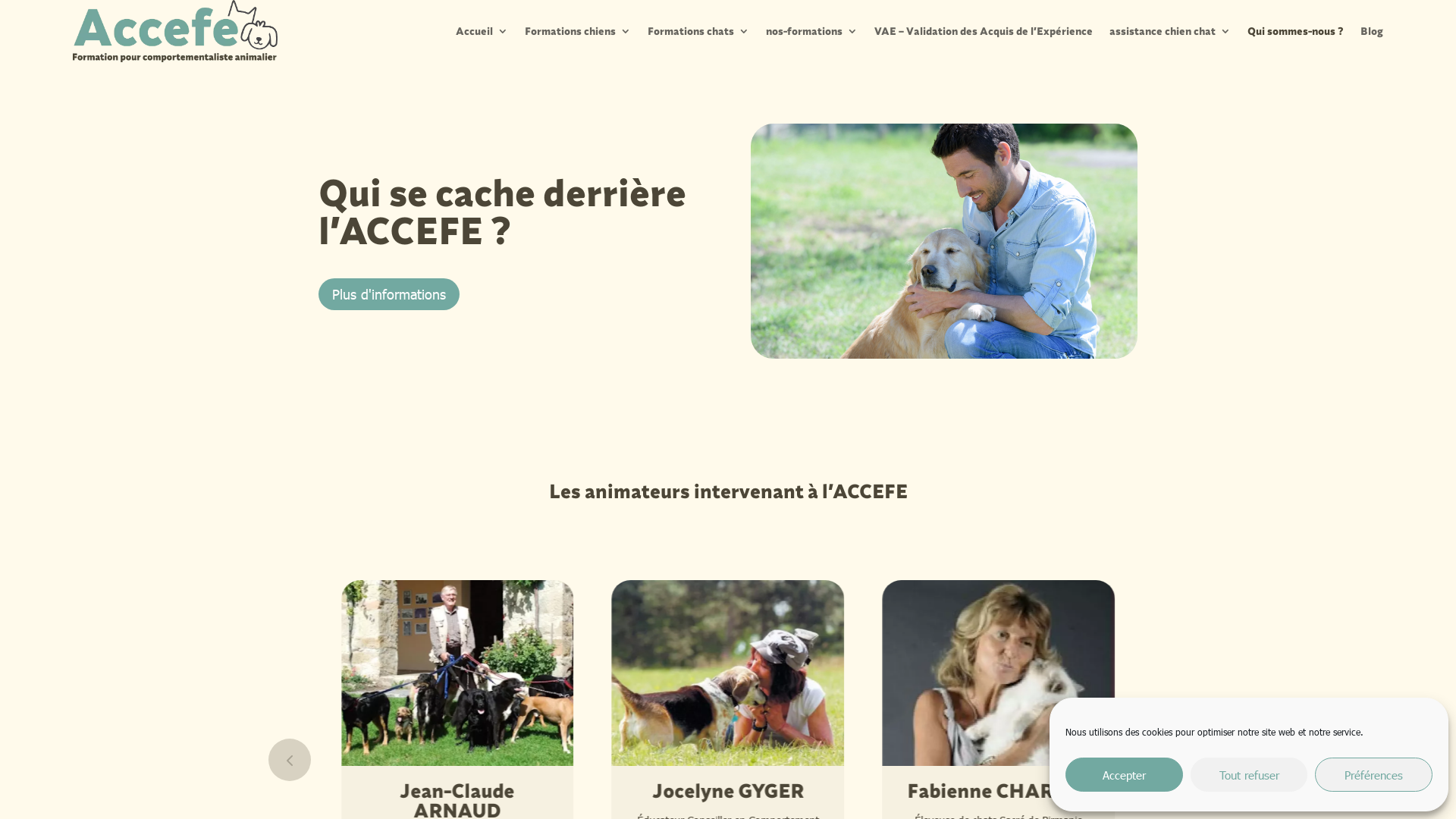 Capture d'écran de Qui se cache derrière l’ACCEFE ?