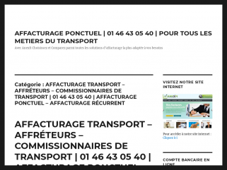 AFFACTURAGE TRANSPORT – AFFRÉTEURS ...