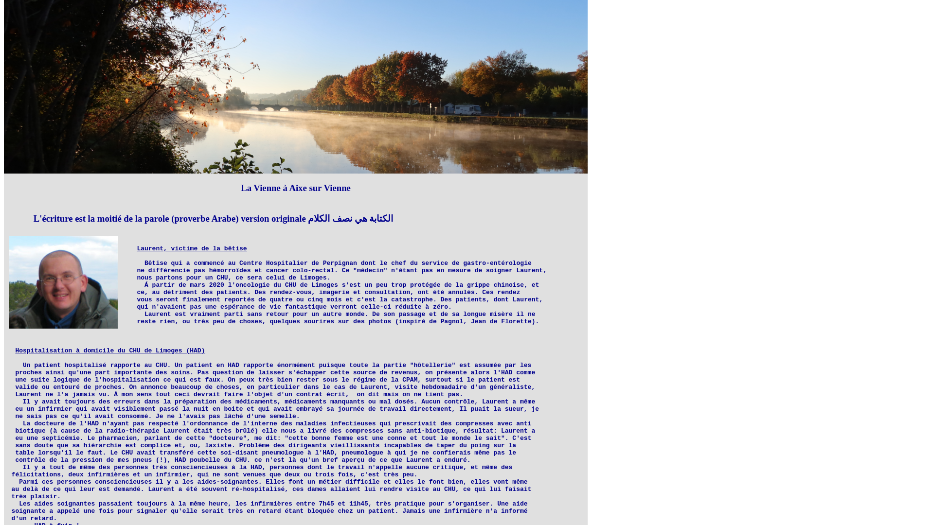 Capture d'écran de Aixe sur Vienne infos