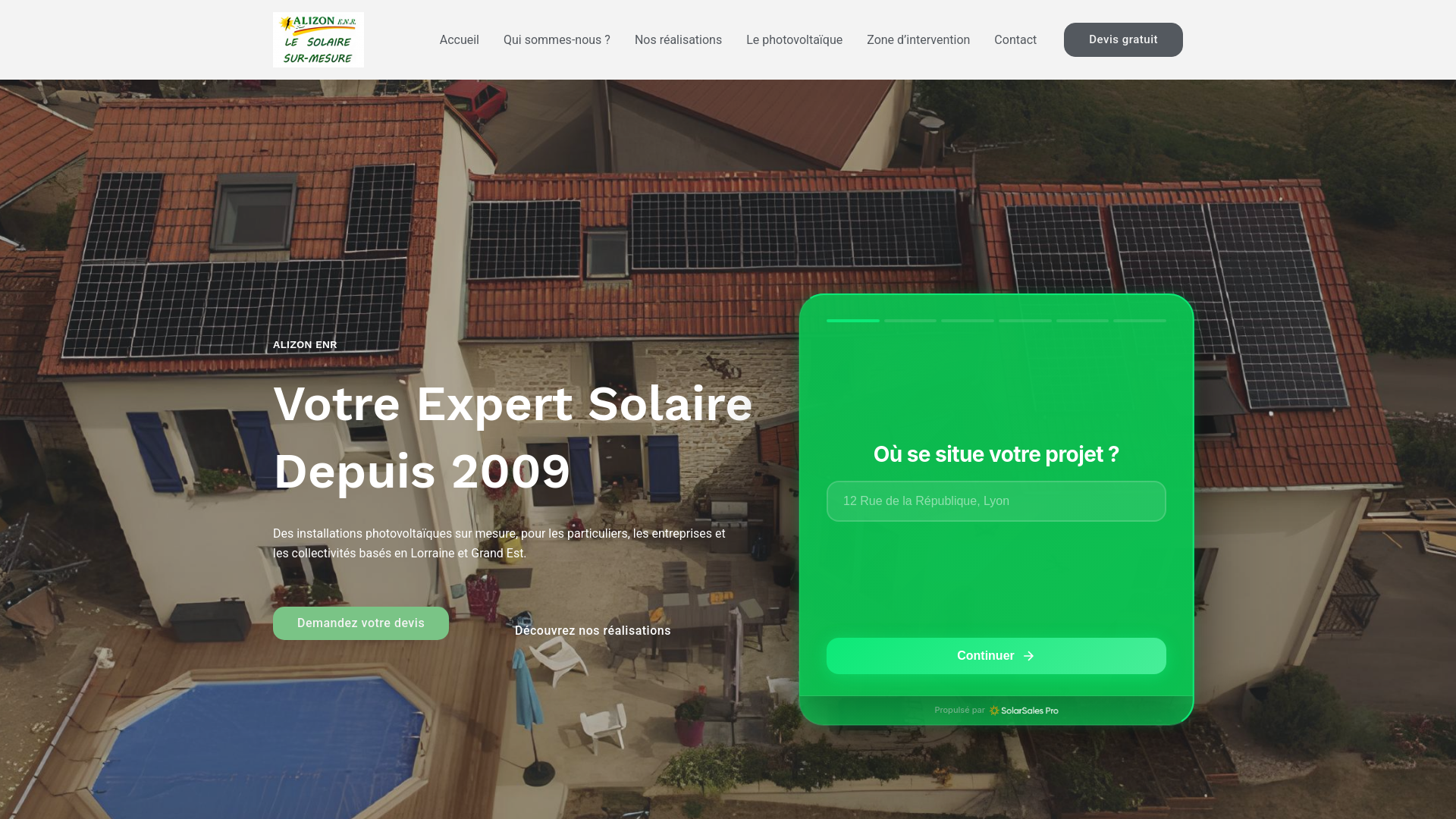 Votre professionnel solaire