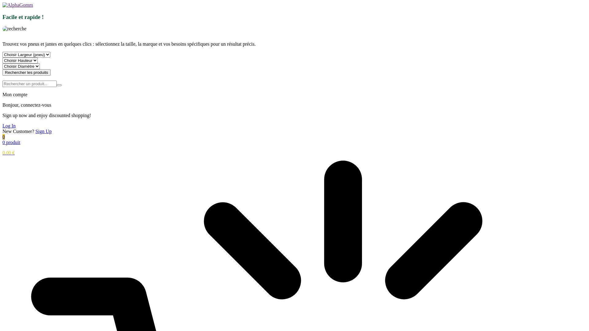Alphagomm - Vente de pneus et jantes en ligne en martinique