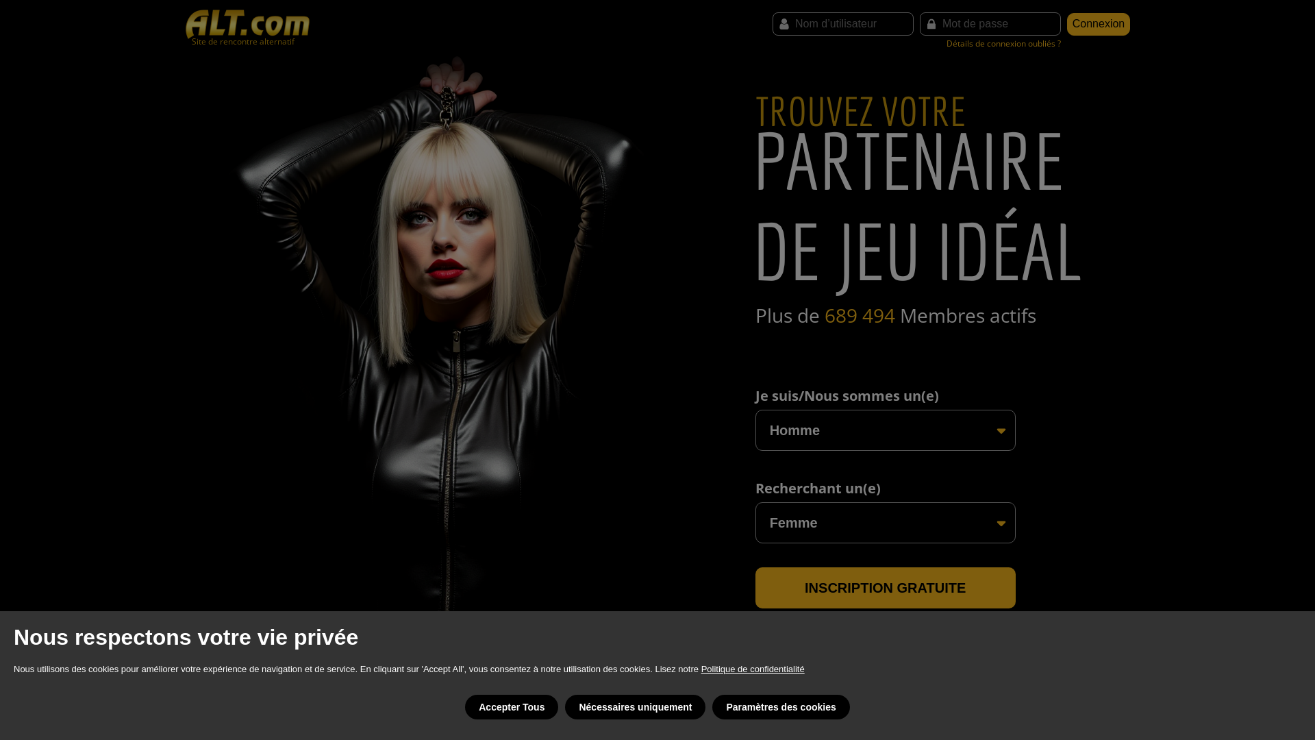 Capture d'écran de Alt.com