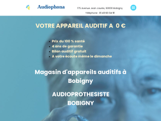 Audiophona Bobigny, Audioprothesiste Bobigny, appareils auditifs Bobigny, 
