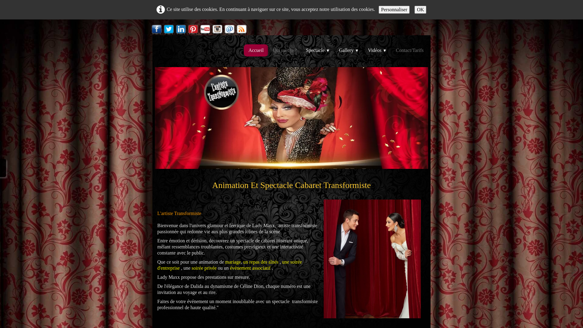 Lady Maxx | Artiste Transformiste Professionnel & Spectacle Cabaret