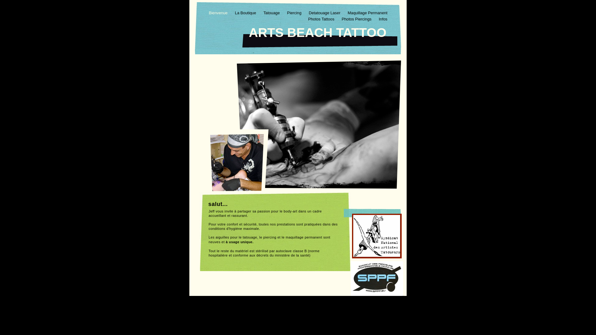 Capture d'écran de Tatouage/piercing