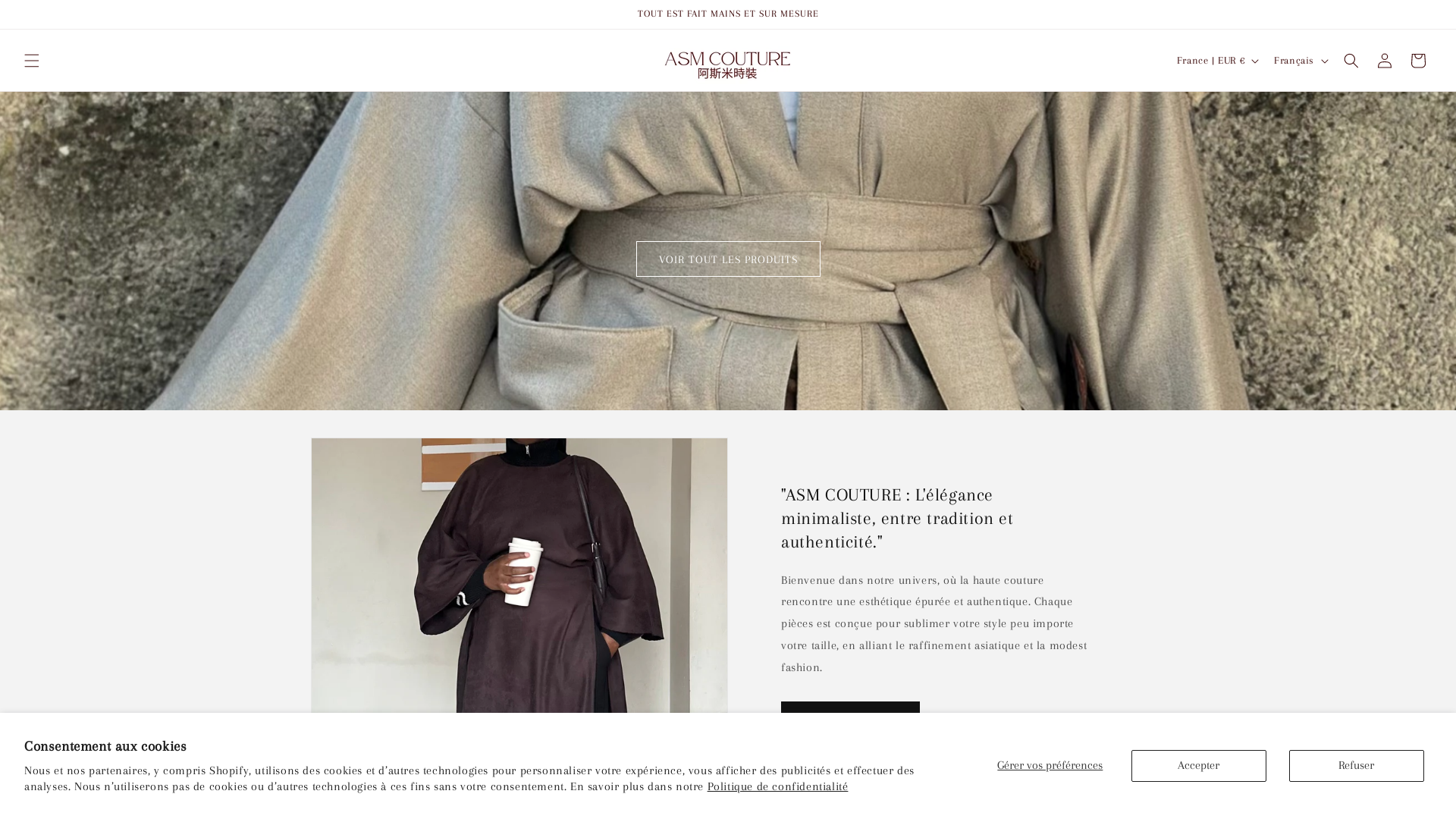 Capture d'écran de ASM'Couture