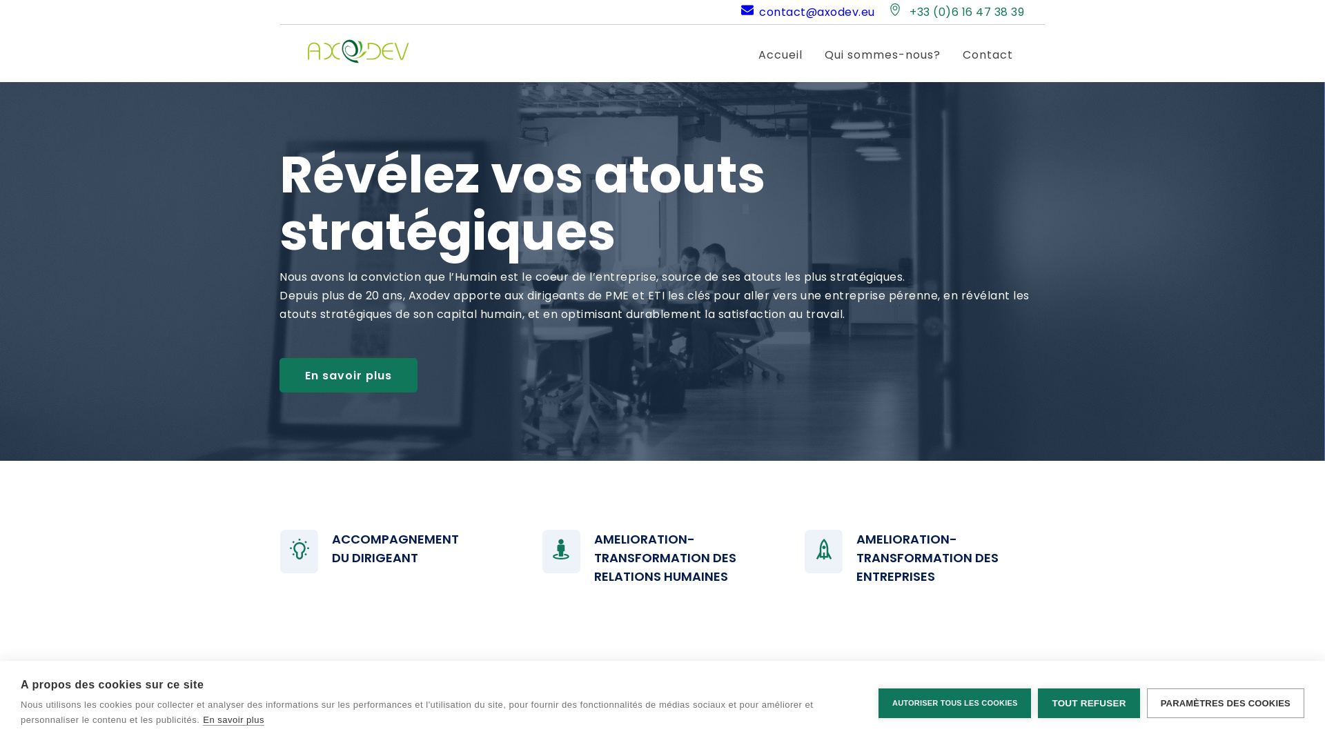 Devenez entreprise a haute performance avec Axodev