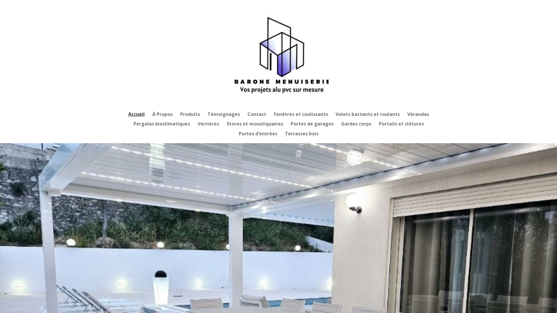 Capture d'écran de Société de menuiserie alu/bois/pvc 
