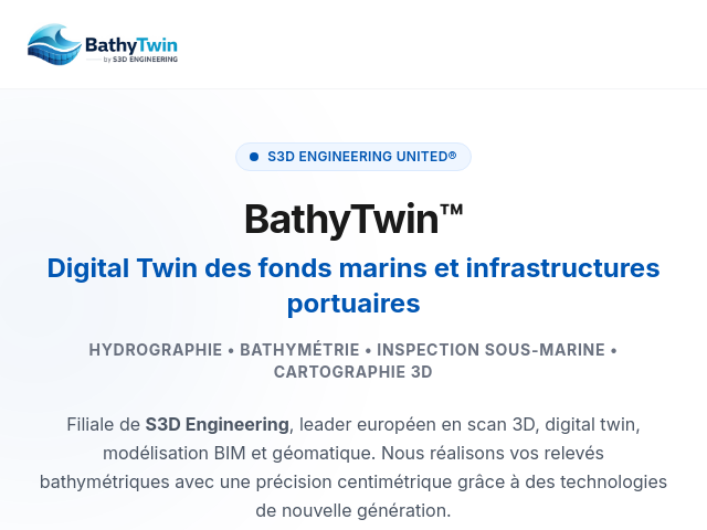 Bathym&eacute;trie par drone marin et cartographie 3D | BathyTwin