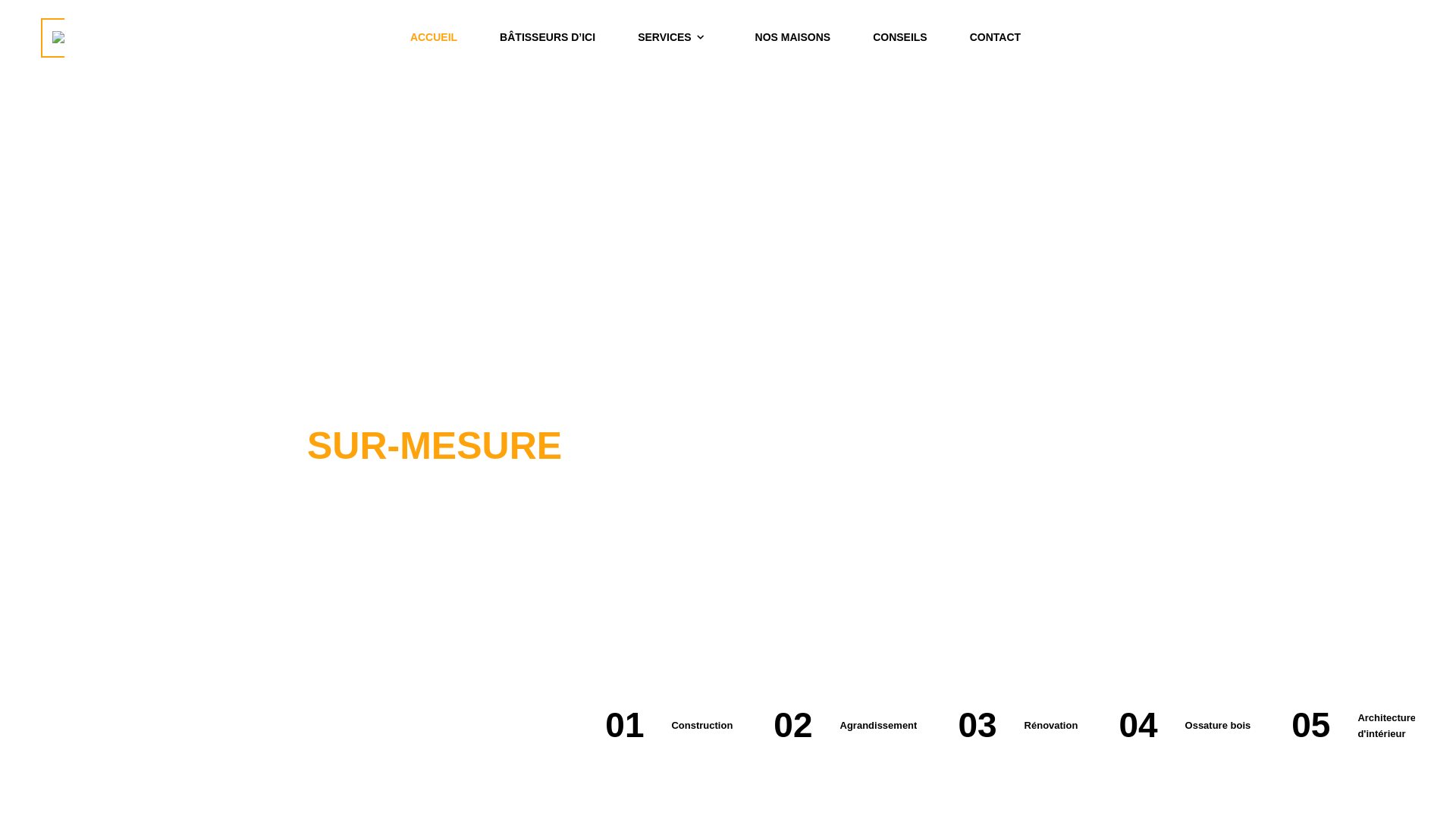 Capture d'écran de Bâtisseurs d'ici Constructeur de maisons Nouvelle Aquitaine et Dordogne