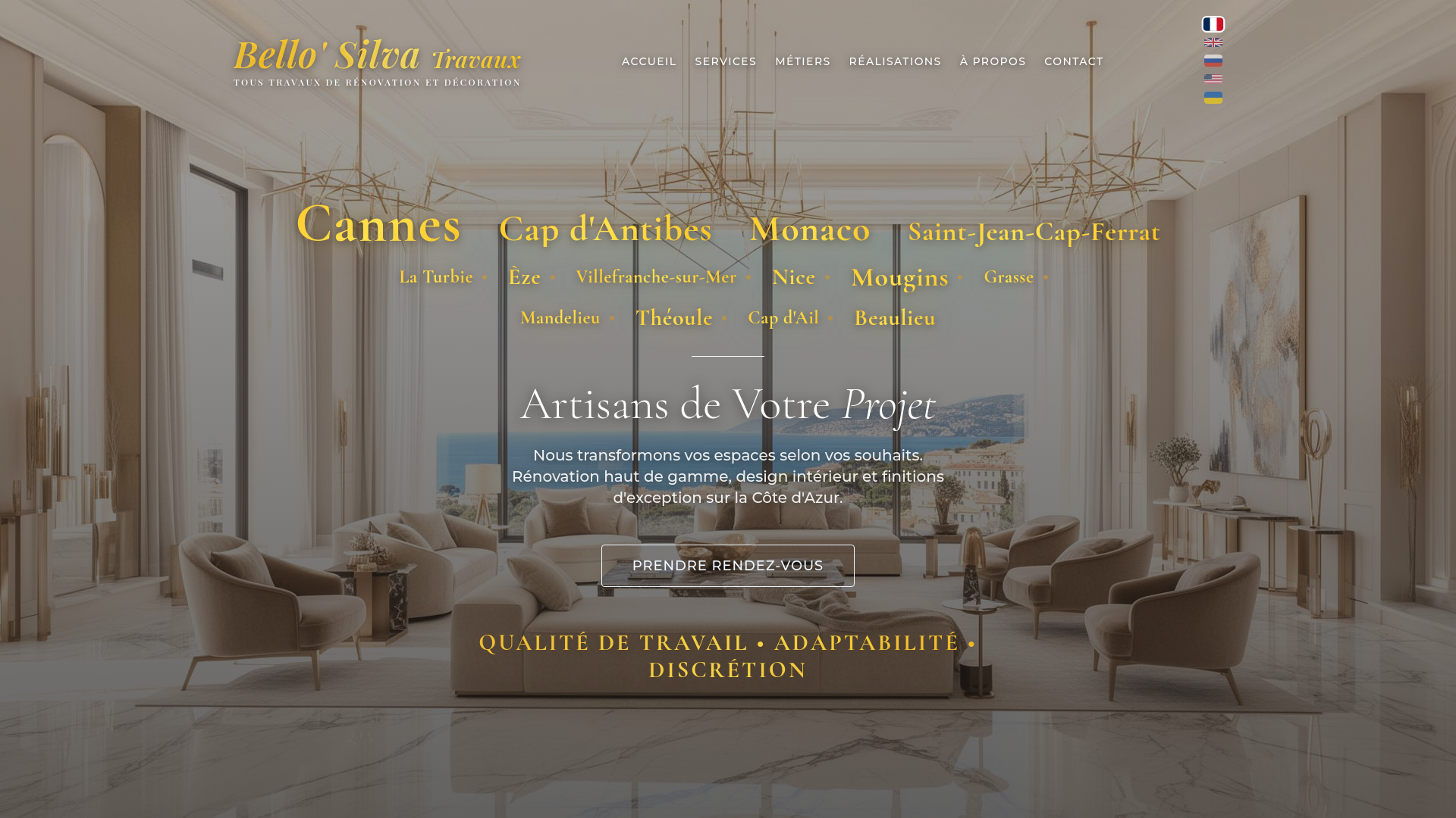 Travaux de rénovation totale