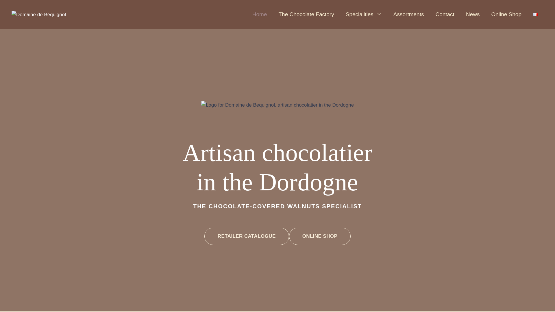 Capture d'écran de Chocolatier sarlat - chocolaterie sarlat - chocolaterie en perigord dordogne