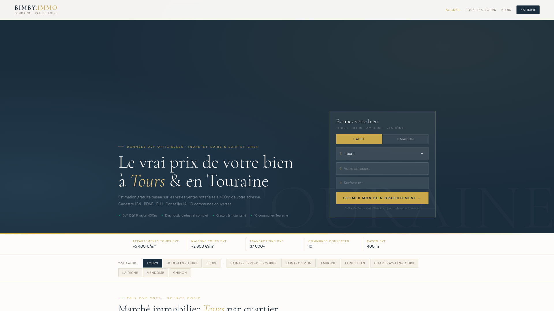 Estimation Immobilière Tours & Touraine | Expertise Vénale Indre-et-Loire