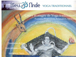 Bleu de l'Inde association de Yoga traditionnel