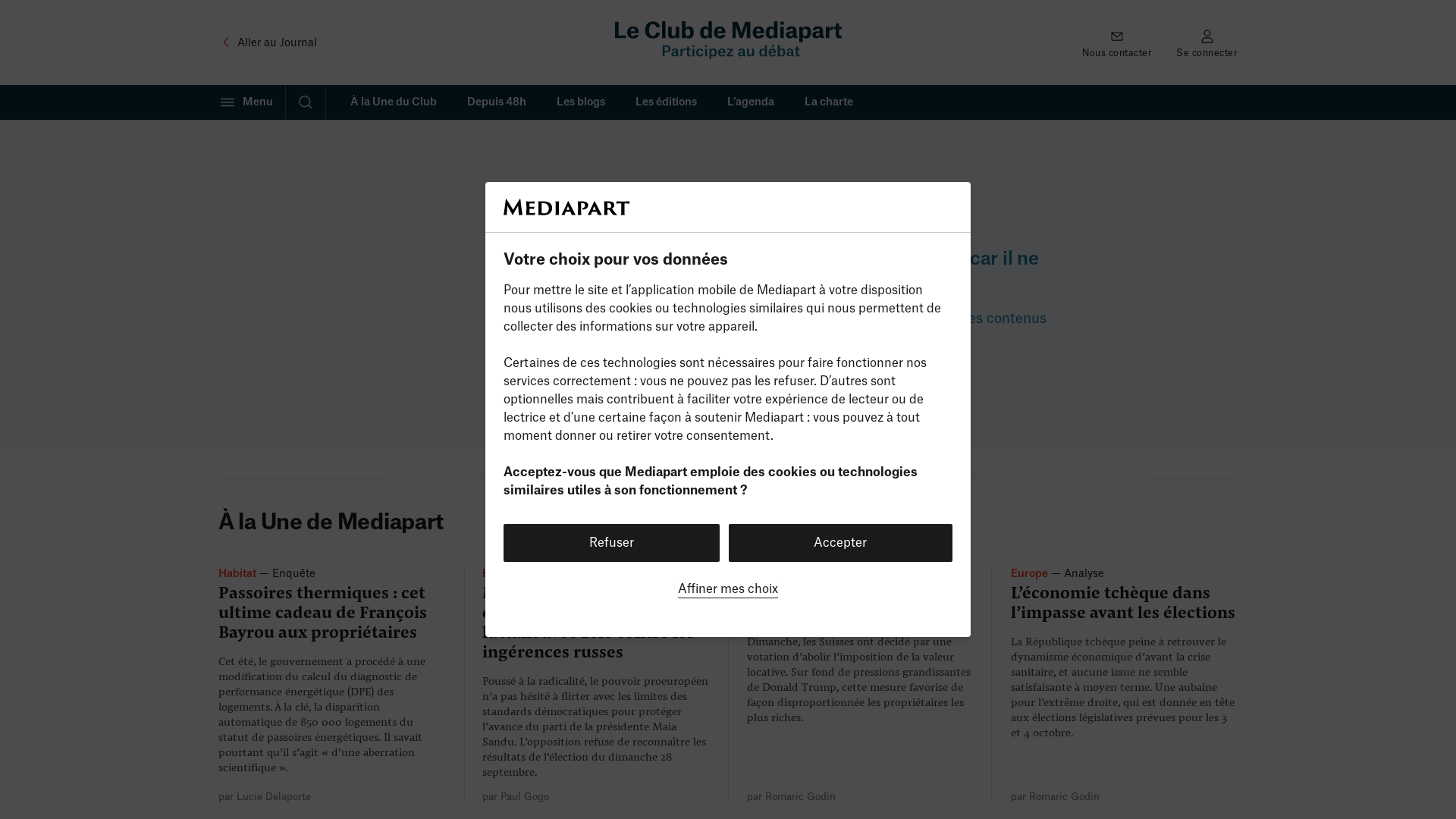Capture d'écran de Article de presse 