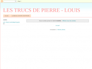 Les trucs de Pierre-Louis