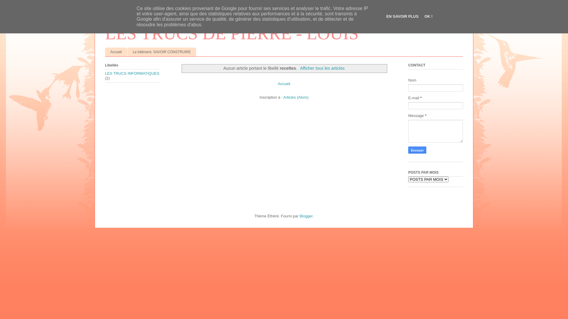 Capture d'écran de Les trucs de Pierre-Louis