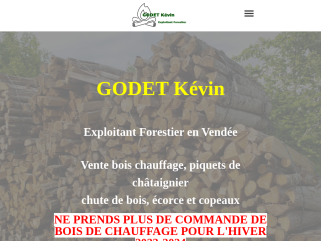 GODET Kévin exploitant forestier en vendée, Vente bois de chauffage vendée (85),  