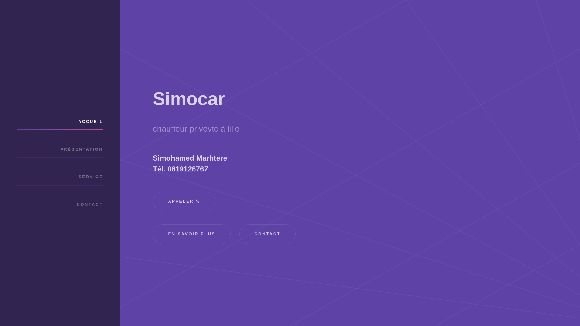 Capture d'écran de Un chauffeur privé VTC à Lille à votre entière disposition 24h/24 et 7/7 véhicules récents avec climatisation, chargeurs téléphone, bouteilles d'eau, friandises, …