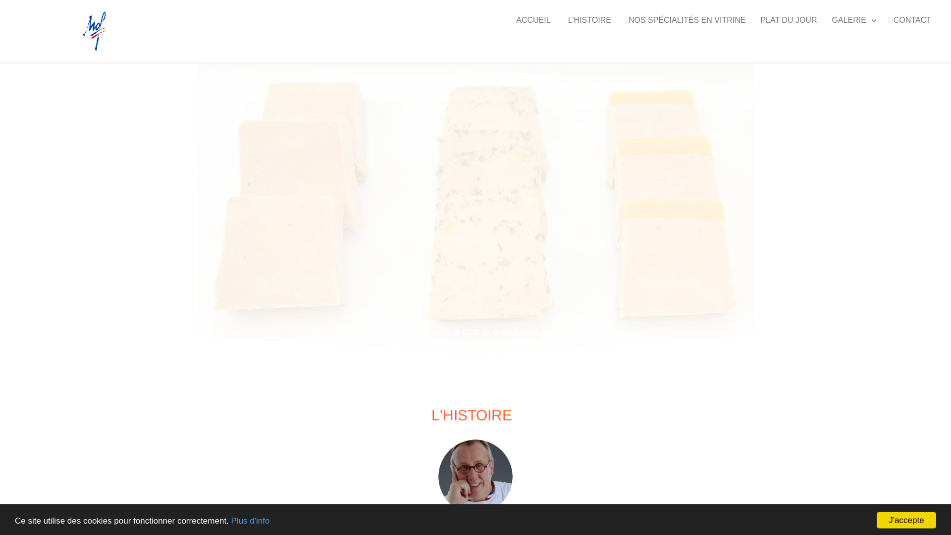 Capture d'écran de Une boutique en ligne d artisan traiteur charcutier meilleur ouvrier de France