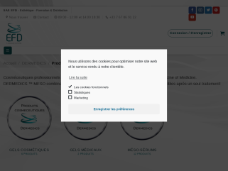 Distributeur français de produits cosmétiques et cosméceutiques de la marque Dermedics