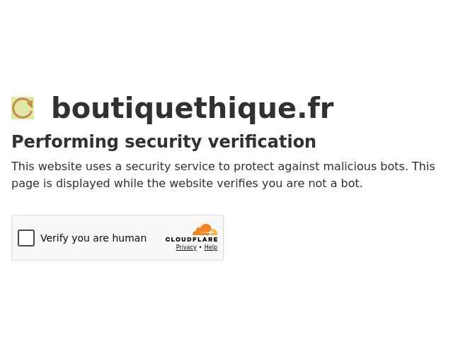 Capture d'écran de La Boutique Ethique du Net