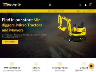 Achat de votre micro tracteur , tondeuses autoportées et Mini pelles