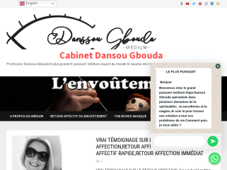 Cabinet Dansou Gbouda le plus puissant voyant du monde 