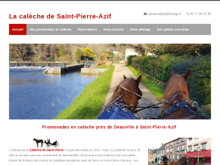 La calèche de Saint-Pierre-Azif près de Deauville