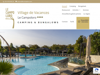 Le camping – village de vacances Le Campoloro, qualité 4 étoiles