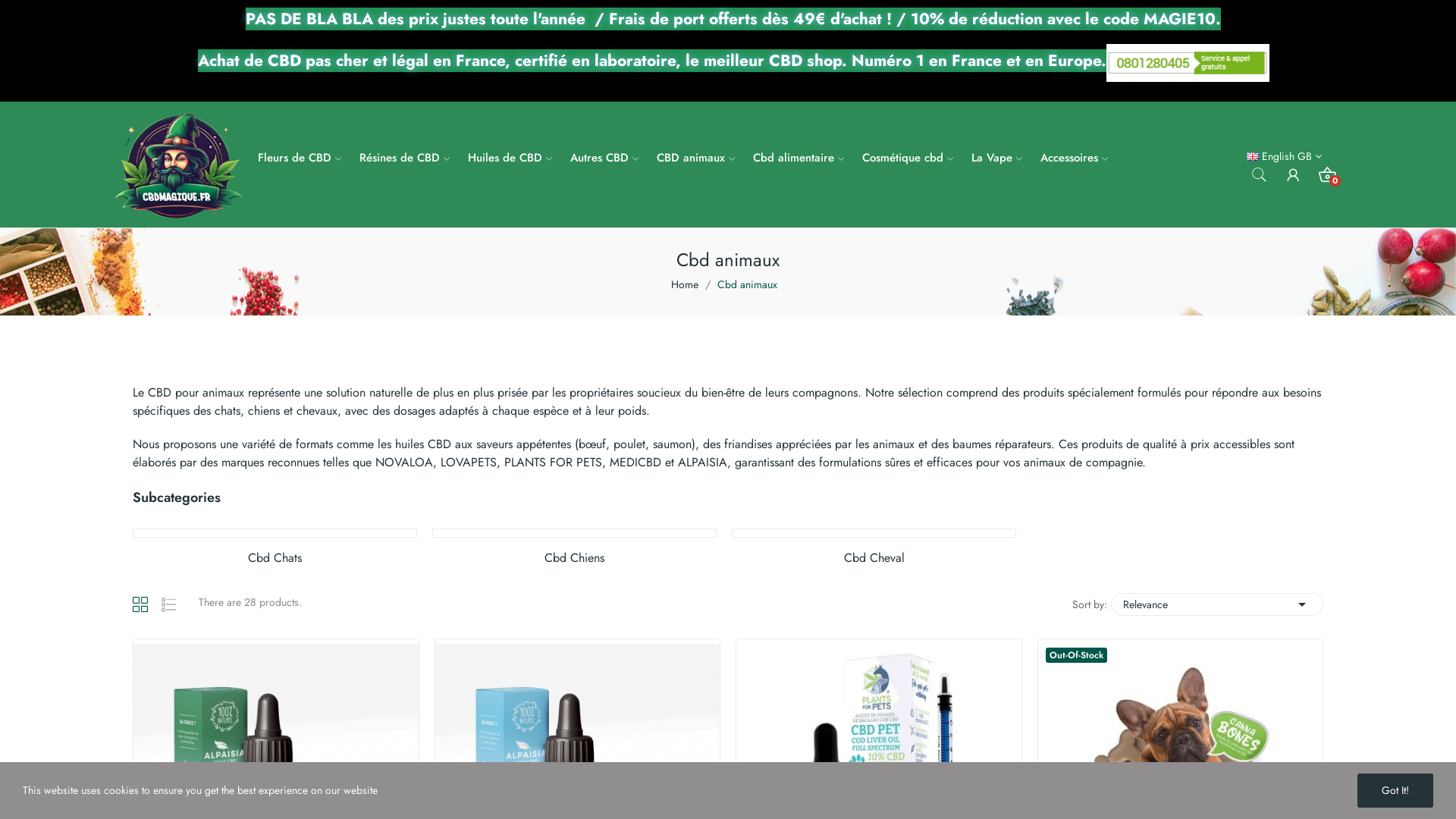 Le CBD pour animaux représente une solution naturelle de plus en plus prisée par les propriétaires soucieux du bien-être de leurs compagnons. Notre sélection comprend des produits...