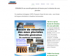 Bassin de rétention eaux pluviales cerabac 100% Français bassin écologique