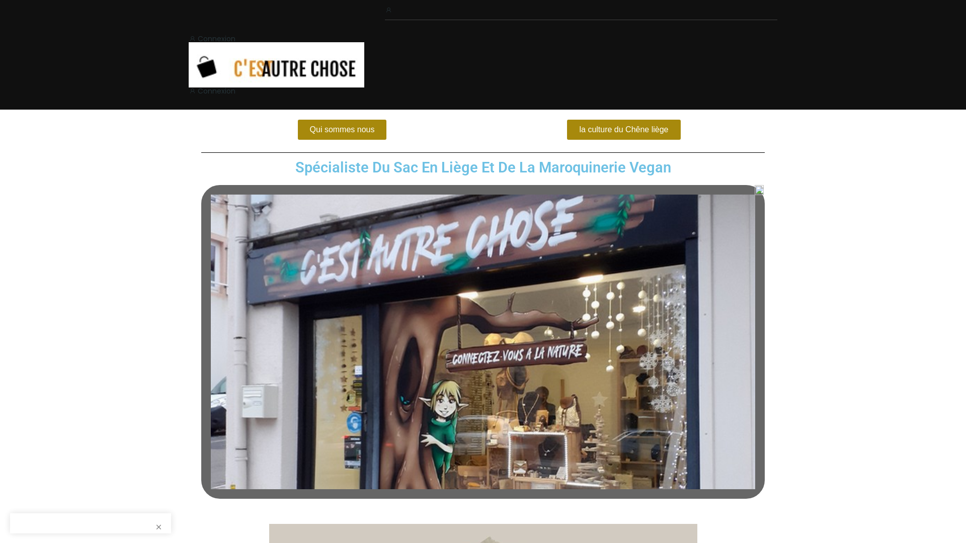 Capture d'écran de Le spécialiste de la maroquinerie en liège dans les Vosges