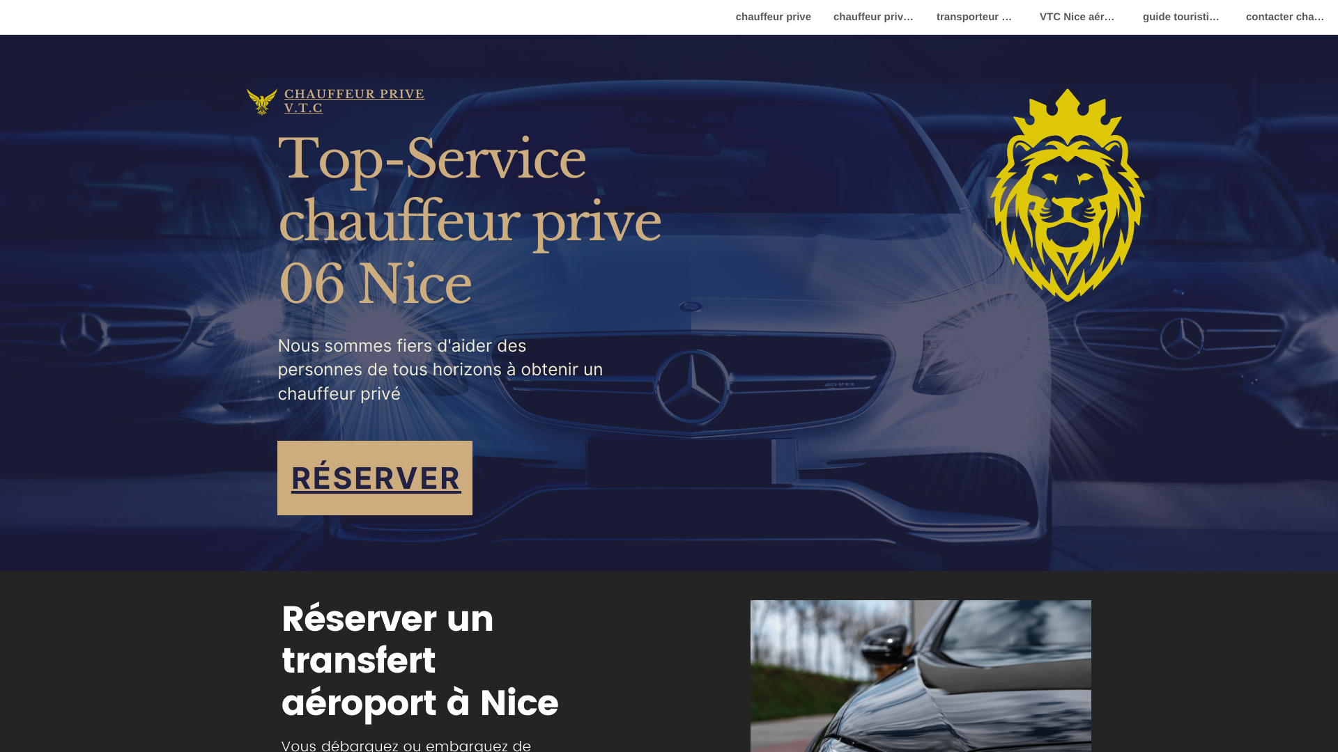 Capture d'écran de Chauffeur privé Nice 06