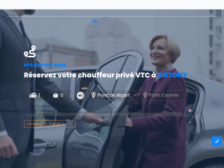 Reservation chauffeur privé vtc antony