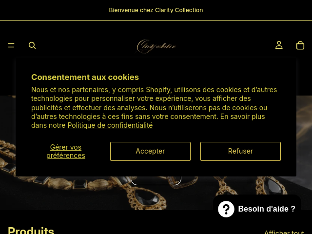 Capture d'écran de Clarity collection