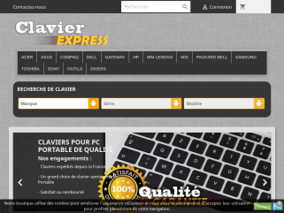 Claviers pour ordinateurs portables - Boutique Clavier Express