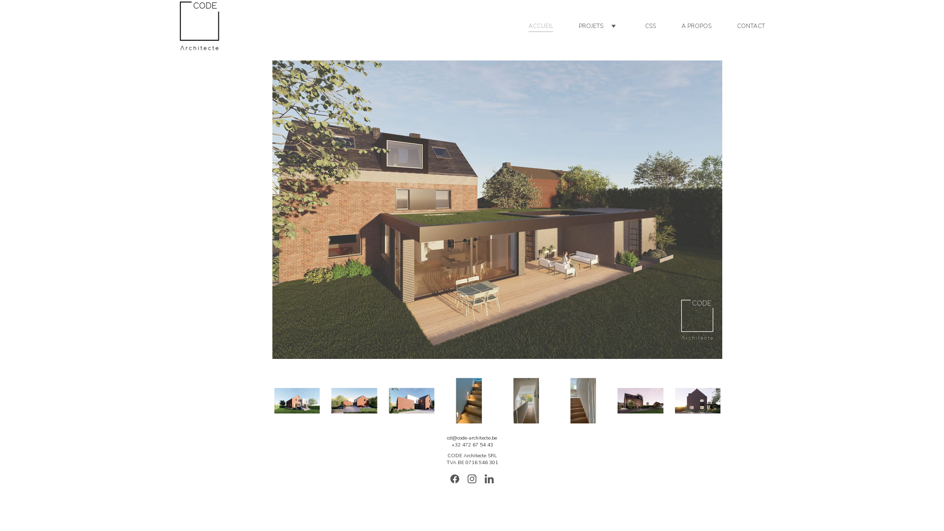 Capture d'écran de CODE Architecte 