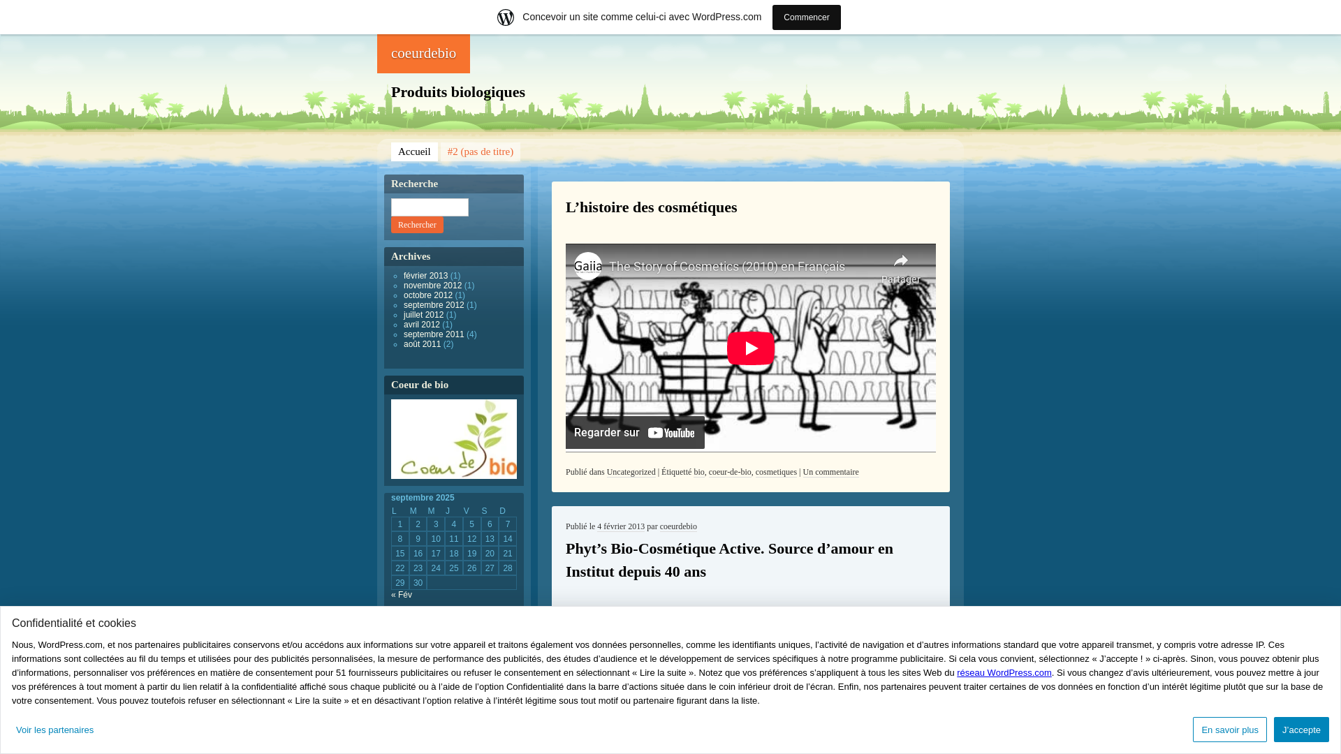 Capture d'écran de Coeur de Bio, la nature au Coeur de l'être