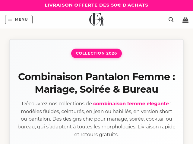 Capture d'écran de Combinaison femme élégante